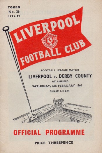 Match programme (from postponed fixture)